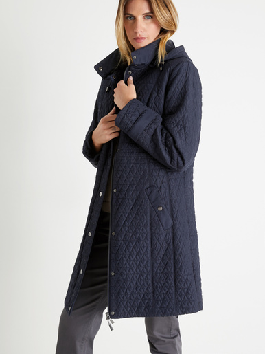 Parka longue matelassée déperlante - Daxon - Marine