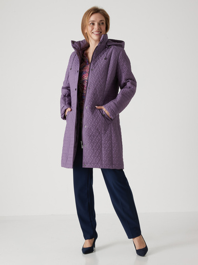 Parka longue matelassée déperlante
