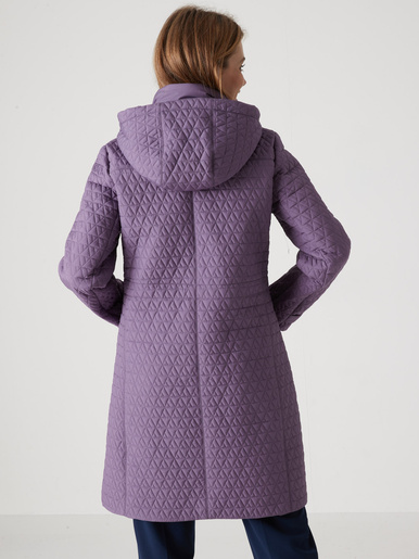 Parka longue matelassée déperlante