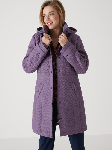 Parka longue matelassée déperlante