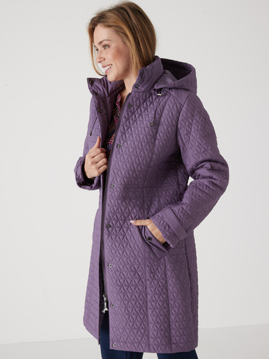 Parka longue matelassée déperlante