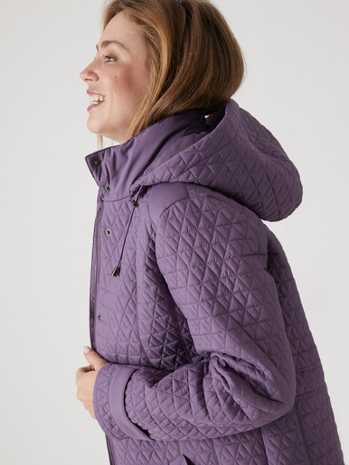 Parka longue matelassée déperlante