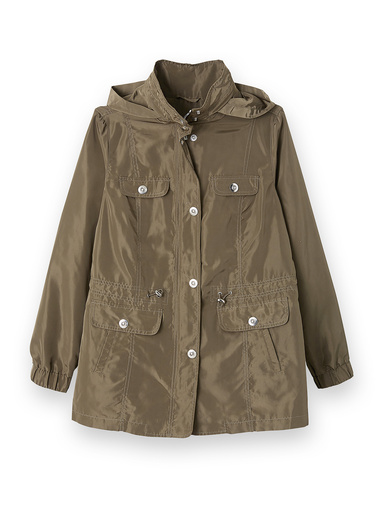 Parka légère déperlante à capuche
