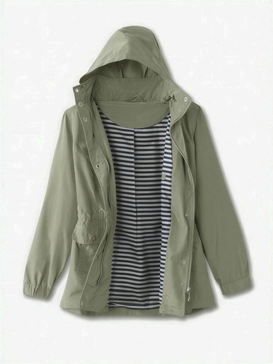 Parka légère déperlante à capuche