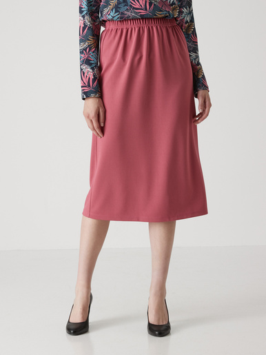 Jupe en maille - Daxon - Bois de rose