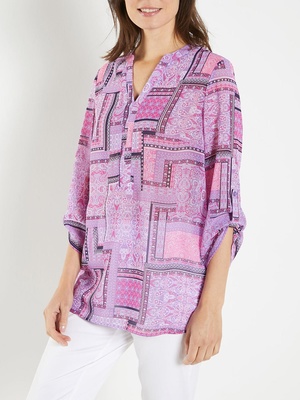 Blouse crêpe vous mesurez + d'1,60m