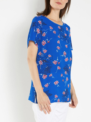 Blouse fluide en crêpe mousse