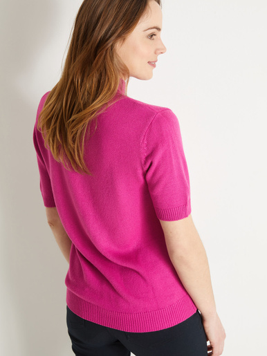 Pull col montant manches courtes - Daxon - 