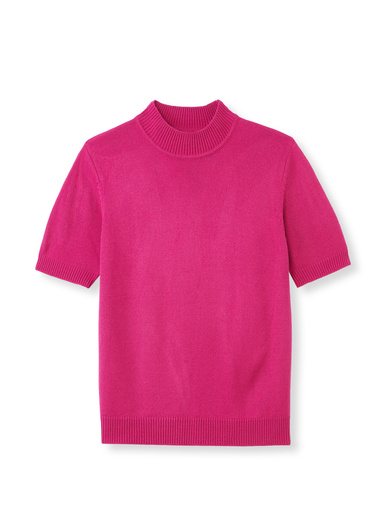 Pull col montant manches courtes - Daxon - 