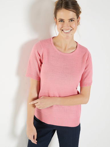 Pull manches courtes encolure ronde - Daxon - 