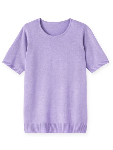 Pull manches courtes encolure ronde - Daxon - 