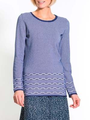 Pull Elegance Fashion Couleur Crème/corail - Taille 38 - Occasion Très Bon état
