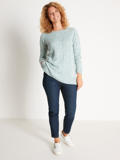 Pull torsadé encolure ronde - Daxon - 