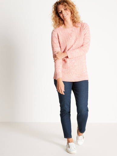 Pull torsadé encolure ronde - Daxon - 