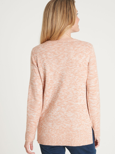 Pull torsadé encolure ronde
