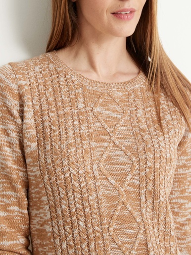 Pull torsadé encolure ronde - Daxon - 
