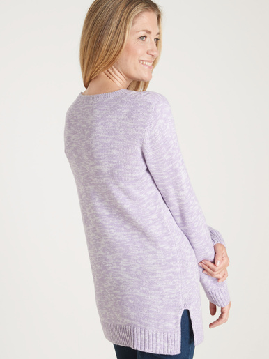 Pull torsadé encolure ronde