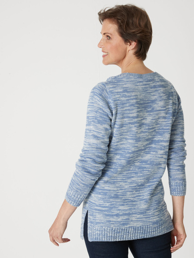 Pull torsadé encolure ronde