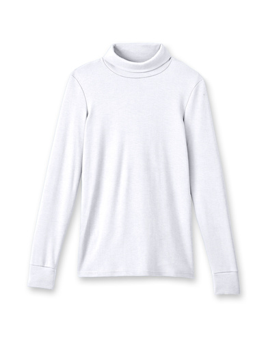 Sous-pull en maille courtelle - Daxon - Ecru