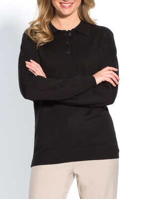 Marks and Spencer Womens Black Viscose A-Line Size 14 Round Neck