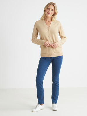 Gilet HIGH USE Taille M - Couleur Beige, Occasion En Très Bon état (quasi Neuf)