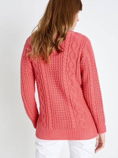 Cardigan torsadé col rond - Daxon - 