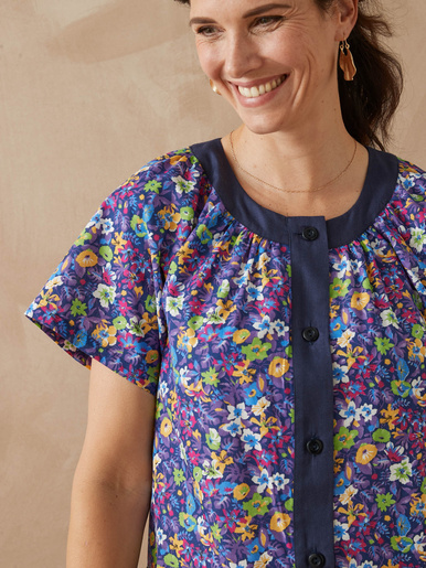 Tablier boutonné forme housse