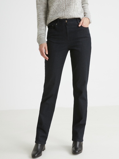 Jean droit vous mesurez + d'1,60m - Daxon - Noir