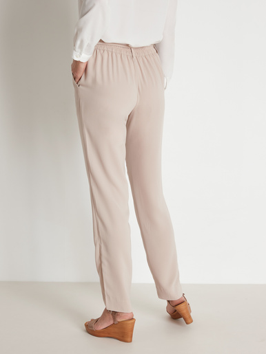 Pantalon discount crepe fluide