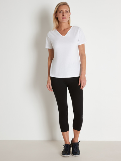 Lot de 2 leggings courts