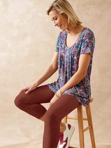 Lot de 2 leggings courts