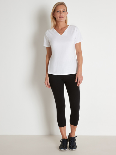 Lot de 2 leggings courts