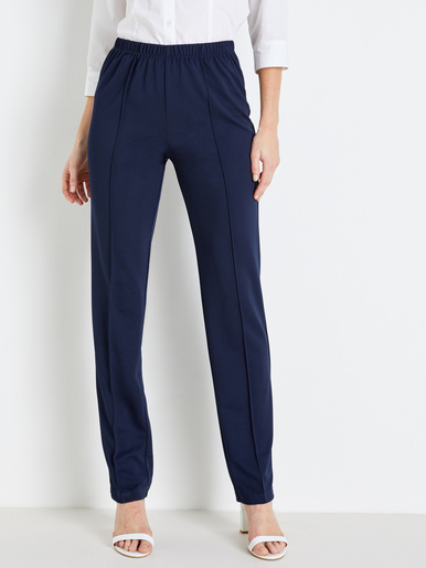Pantalon en maille stature + d'1,60m - Daxon - Marine