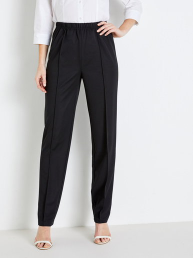 Pantalon en maille stature + d'1,60m - Daxon - Noir