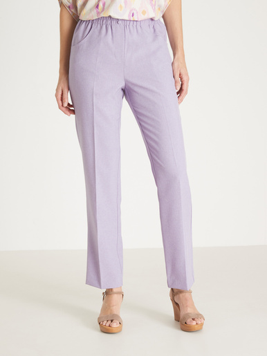 Pantalon 7/8ème élastiqué - Daxon - Parme