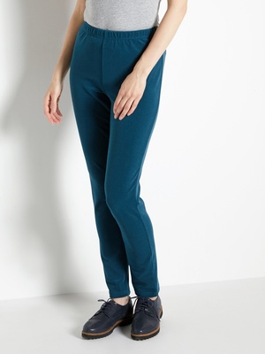 Legging uni en velours extensible