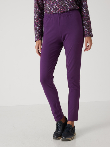 Lot de 2 leggings - Daxon - Violet + noir