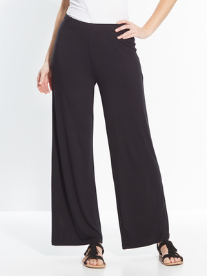 Pantalon large en maille extensible