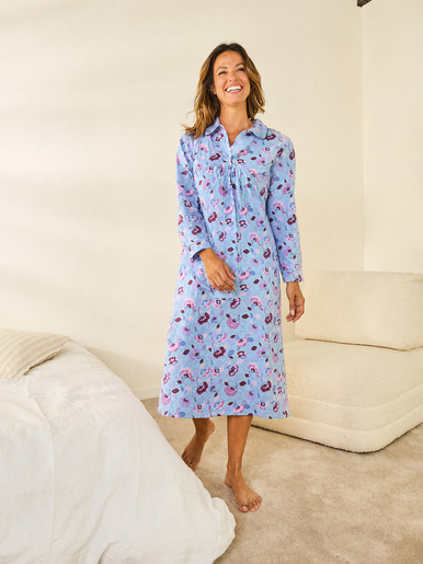 Chemise de nuit manches longues