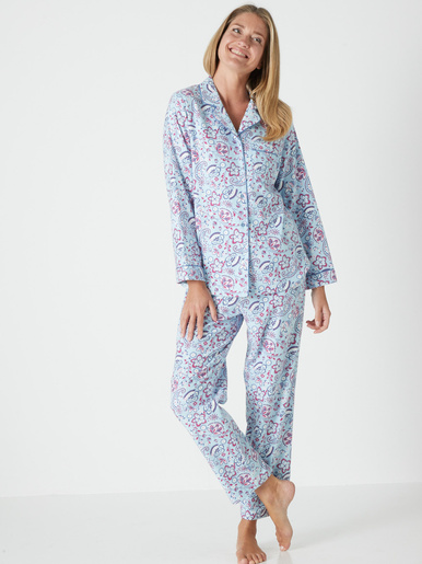 Pyjama en flanelle pur coton - Daxon - 