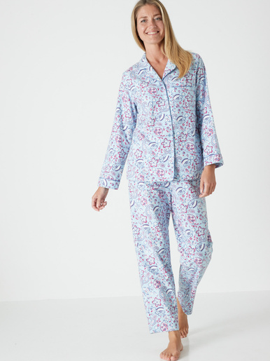 Pyjama en flanelle pur coton - Daxon - 