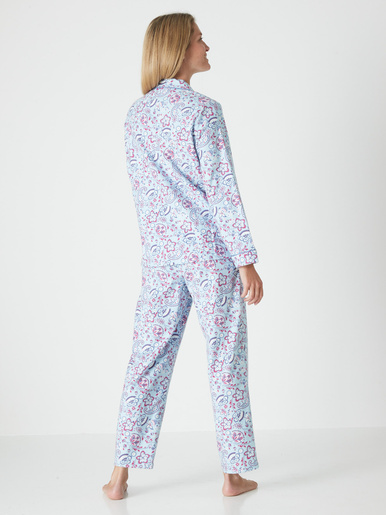 Pyjama en flanelle pur coton - Daxon - 