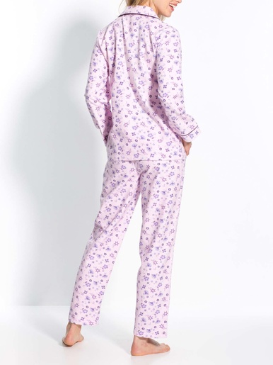Pyjama en flanelle pur coton - Daxon - 
