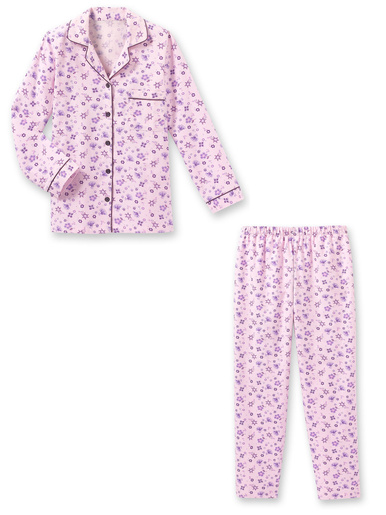 Pyjama en flanelle pur coton - Daxon - 