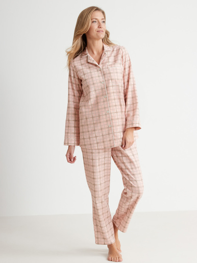 Pyjama en flanelle pur coton - Lingerelle - 