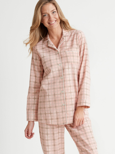 Pyjama en flanelle pur coton - Daxon - 