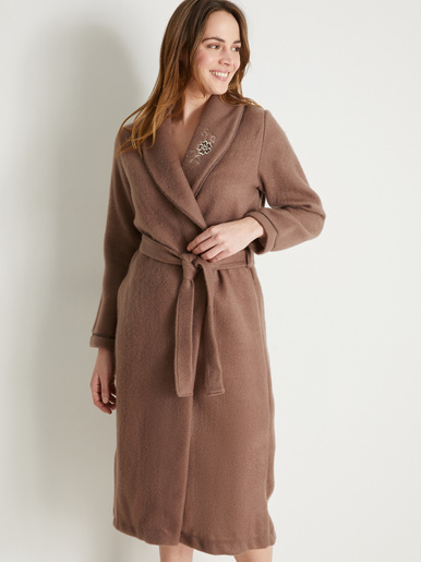 Robe de chambre en molleton courtelle - Daxon -
