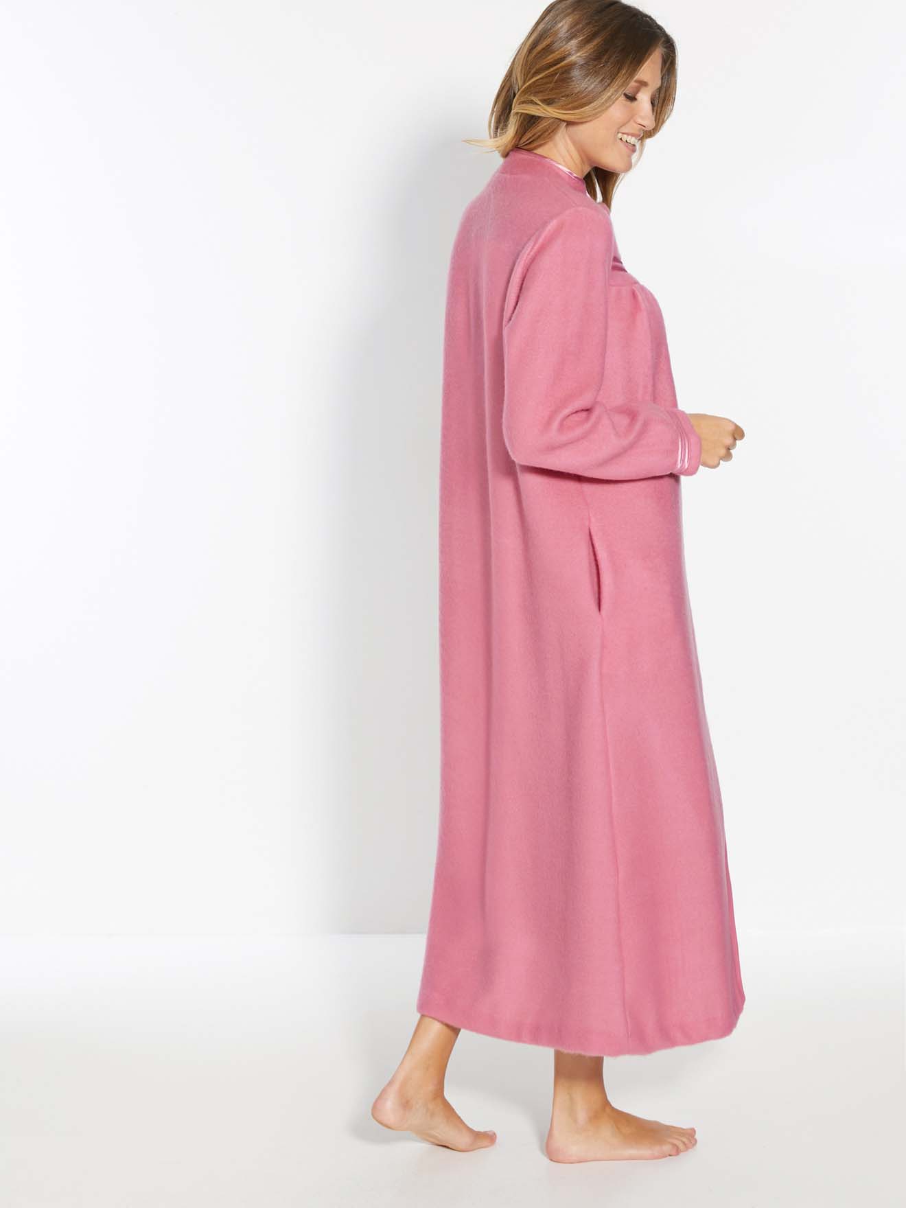 Robe de chambre molleton courtelle Daxon Femme Daxon