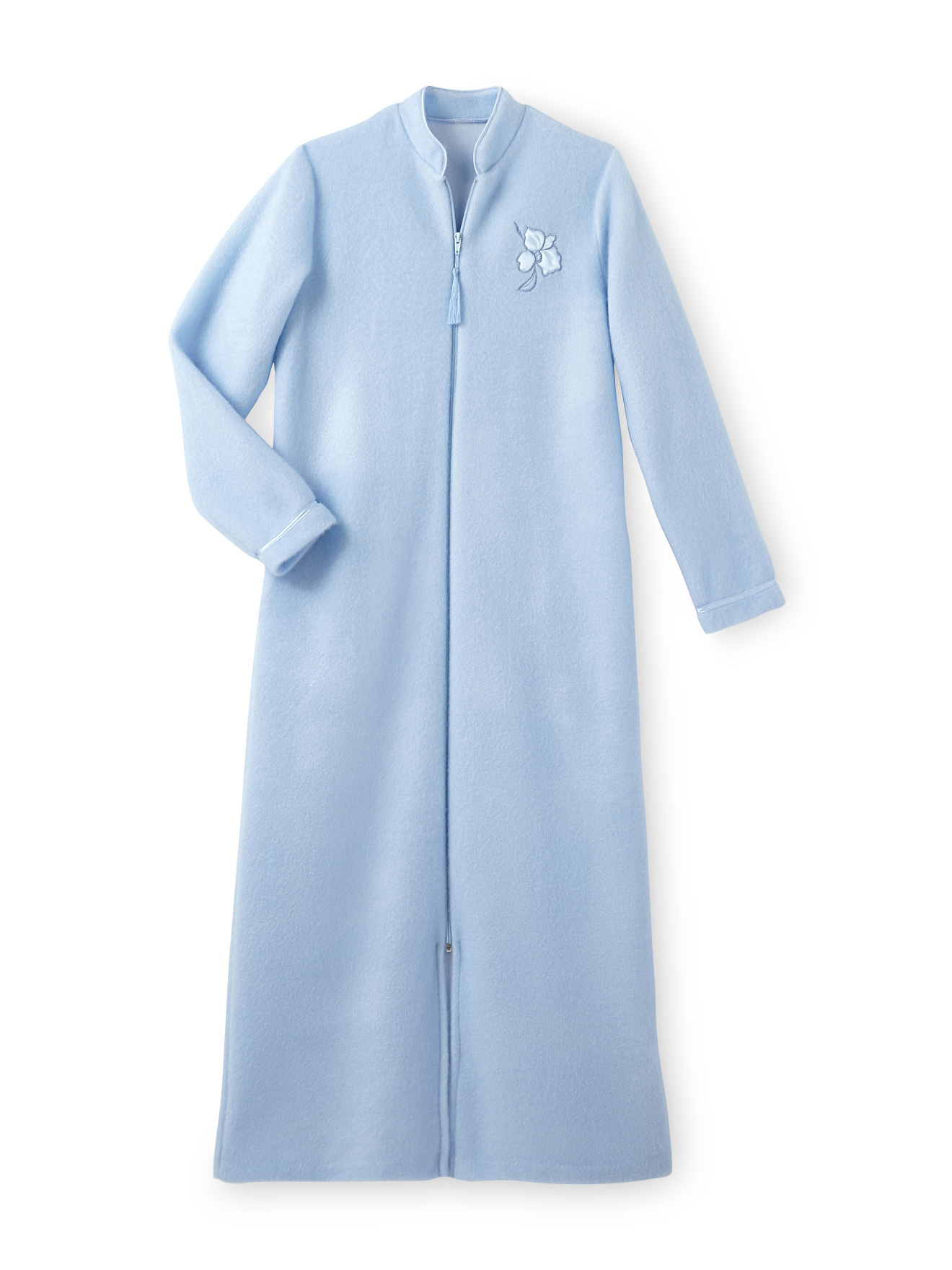 Robe de chambre zip molleton courtelle Daxon Femme Daxon