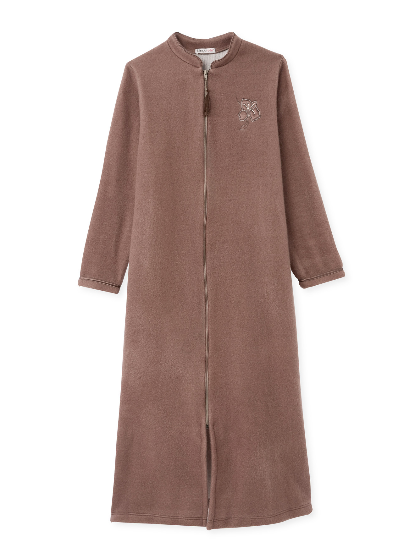 Robe de chambre zip molleton courtelle Daxon Femme Daxon